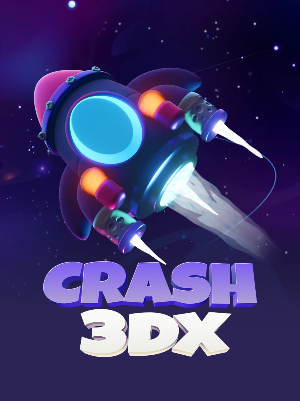 Miniatura crash en 3D con estilo futurista